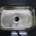 Ver imagem 4 de Pia Roralit Cozinha Sintético 120x55cm Cuba Inox Pedra Escura - 562208 - A.j.rorato