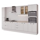 Ver imagem 3 de Cozinha Completa com Balcão Milla Luna Smart 13 Portas 5 Gavetas MDF Branco Móveis Carraro
