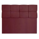 Ver imagem 5 de Cabeceira King 1,95m Nina Suede - Pallazio Cor Marsala