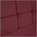 Ver imagem 4 de Cabeceira King 1,95m Nina Suede - Pallazio Cor Marsala