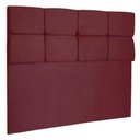 Ver imagem 1 de Cabeceira King 1,95m Nina Suede - Pallazio Cor Marsala