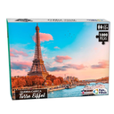 Ver imagem 3 de Quebra Cabeça de 1000 Peças Brinquedo Cartonado Torre Eiffel Paris 63cm X 45,5cmm