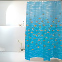 Ver imagem 1 de Cortina de Box Banheiro Poliéster 198x180cm Peixes Fundo Mar Uzoo