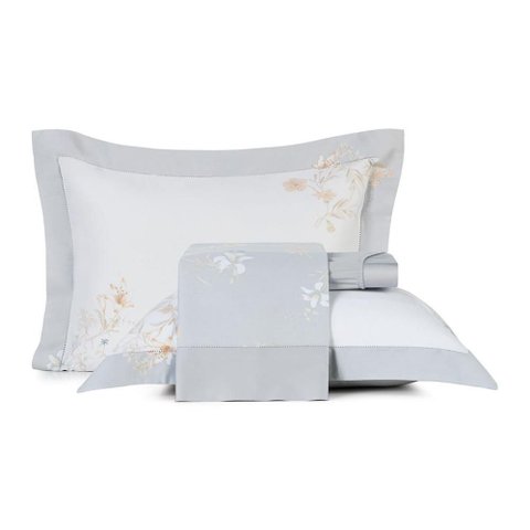 Jogo de Cama Queen Altenburg Cetim 300 Fios Flor de Lírio