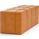 Ver imagem 7 de Puff Decorativo Living Sala de Estar 140 cm Roma W01 Couríssimo Whisky - Lyam Lyam Decor