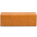 Ver imagem 5 de Puff Decorativo Living Sala de Estar 140 cm Roma W01 Couríssimo Whisky - Lyam Lyam Decor