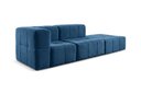 Ver imagem 3 de Sofá Modular 3 Lugares Bouclé Azul Sofá na Caixa 258cm