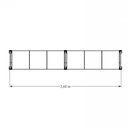 Ver imagem 3 de Mini Porta Palete Slim Mini Porta Pallet Slim 180x60 Pallets Plano Mdf Mdp Palet Madeira Branco