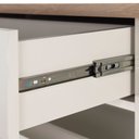 Ver imagem 7 de Sapateira Kaki 2 Portas 1 Gaveta 88 Cm X 35 Cm Tauari / Off White