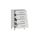 Ver mais imagens de Quarto Infantil Completo Guarda-Roupa 2 Portas 2 Gavetas com Cômoda Magia Espresso Móveis Branco