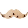 Kit 15 Porta chave mdf bigode 20x7 cm barbearia dia dos pais - 1