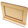Kit porta retrato mdf foto 10 x 15 modelo reto artesanato - 1