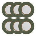 Ver imagem 1 de Conjunto de 6 Pratos Rasos Celebrate Verde