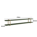 Ver imagem 3 de Conjunto Prateleiras Smart 218cm F912 Musgo/dourado