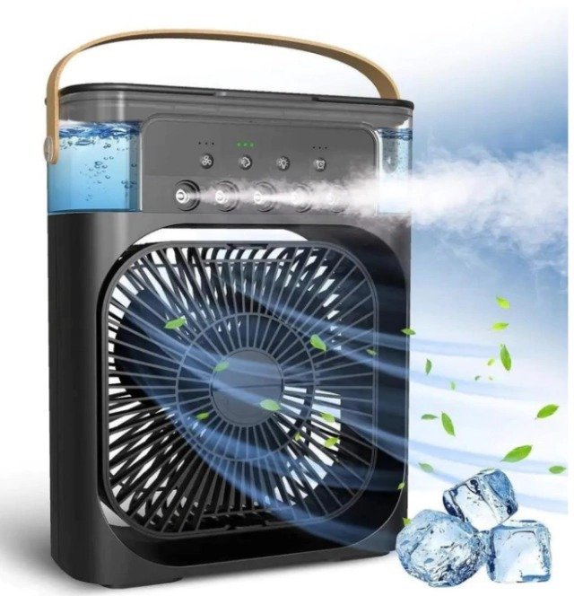 Top Mini Climatizador de Ar Umidificador Ventilador Refrigeração - Ótimo para Pequenos Ambientes:ver - 8