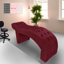 Ver imagem 2 de Maca Cama Suede para Salão de Estética Cílios Maquiagem:bordo