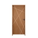 Ver imagem 1 de Porta Agatha 72x210 com Fechadura Wc Preta Lado Esquerdo