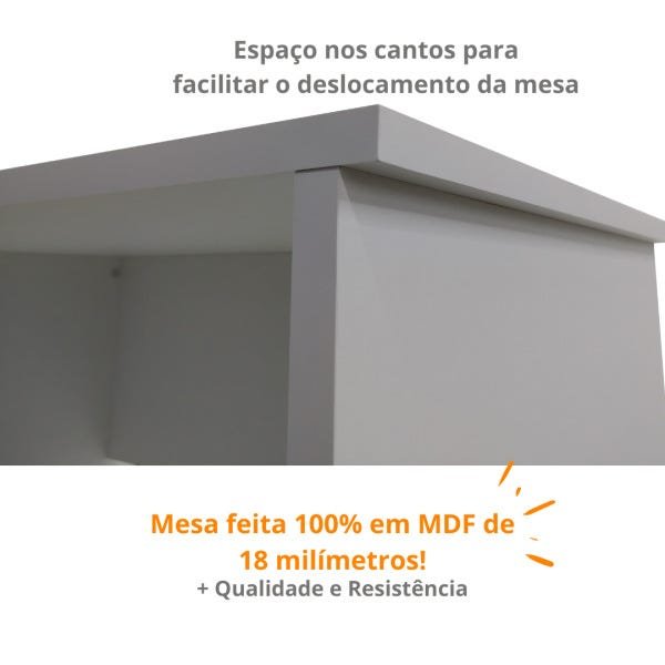 Mesa para Escritório/Estudos Pequena Branca - 3