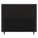Ver imagem 3 de Cabeceira Cama Box Casal Queen Size Ferrara 160cm Suede Marrom - Desk Design