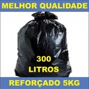 Ver imagem 2 de Saco Lixo Preto Reforçado 300 Litros P/ Tambor Lixeira Roda
