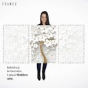 Ver imagem 4 de Quadro Decorativo Flor Cerejeira Branca Artístico Grande 180x90 em Tecido Canvas - Framez