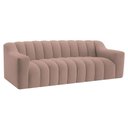 Ver mais imagens de Sofá 2 Lugares Luxo Recepção Escritorio Sala Elegance 200cm Linho Rosê
