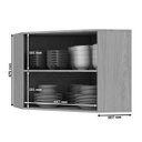 Ver imagem 4 de Armário Aéreo Canto Oblíquo 2 Portas 79cm Connect 