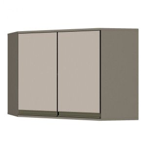 Armário Aéreo Canto Oblíquo 2 Portas 79cm Connect 