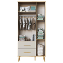 Ver imagem 3 de Kit Berço Guarda Roupa, Cômoda Quarto Infantil Sky 100% Mdf