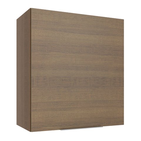 Armário Aéreo Madesa Stella 60 cm 1 Porta Rustic Cor:Rustic