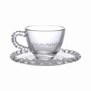 Ver imagem 2 de Jogo de Xícara Diamante 80ml 8 Peças em Cristal Fullfit