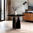 Ver imagem 3 de Mesa Redonda Arco 90cm MDF 4 Lugares Byhouse