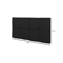 Ver imagem 5 de Cabeceira de Cama Box Solteiro 90 Cm México Estofada - Preto Suede