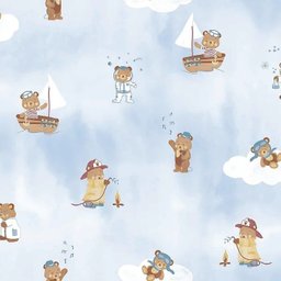 Papel de Parede Infantil SONHOS - 4249 Ursinhos - 1