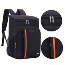 Ver imagem 1 de BOLSA TERMICA MOCHILA COOLER 18 LITROS IMPERMEAVEL SACOLA FREEZER GRANDE PARA VINHO CERVEJA CAMPING 