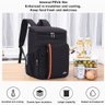 BOLSA TERMICA MOCHILA COOLER 18 LITROS IMPERMEAVEL SACOLA FREEZER GRANDE PARA VINHO CERVEJA CAMPING  - 4