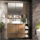 Ver imagem 1 de Conjunto para Banheiro Modulado 802 100cm Prime Yescasa