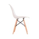 Ver imagem 3 de Cadeira Eames em Madeira e Pp Branca