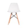Cadeira Eames em Madeira e Pp Branca - 2
