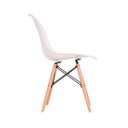 Ver imagem 5 de Cadeira Eames Eiffel Wood Branca com Pés de Madeira – Empório Tiffany Branca