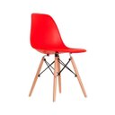 Ver imagem 1 de Cadeira Eames em Madeira e Pp Vermelha