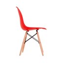 Ver imagem 3 de Cadeira Eames em Madeira e Pp Vermelha