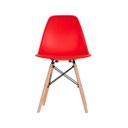 Ver imagem 2 de Cadeira Eames em Madeira e Pp Vermelha