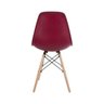 Cadeira Eames em Madeira e Pp Vinho - 4