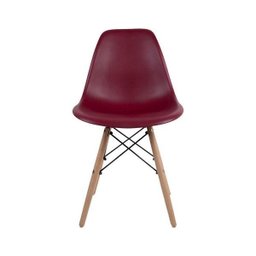Cadeira Eames em Madeira e Pp Vinho - 2