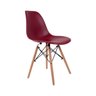 Cadeira Eames em Madeira e Pp Vinho - 1