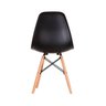 Kit 2 Cadeiras Eames em Madeira e Pp Pretas - 5