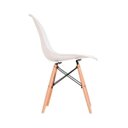 Ver imagem 4 de Kit 4 Cadeiras Eames em Madeira e Pp Brancas