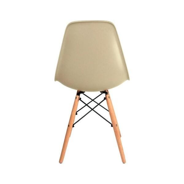 Kit 4 Cadeiras Eames em Madeira e Pp Fendi - 5