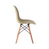 Kit 4 Cadeiras Eames em Madeira e Pp Fendi - 4